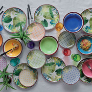 Vajilla de 18 piezas New Jungle Porcelana multicolor
