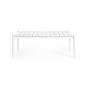 Mesa de centro blanca Calypso 110x60 cm
