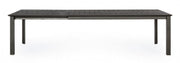 Konnor mesa de jardín extensible antracita 200-300 x 110 cm