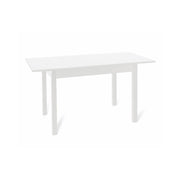 Mesa extensible de fresno blanco en madera de melamina cm 70x110 - 150