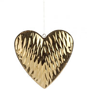 Pendaglio de corazón dorado M, 6x