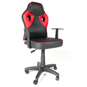 Silla de oficina gaming Spider negra y roja