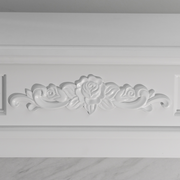 Chimenea de bioetanol Bioethanne desde el suelo Truman White Marble Effect L108 X P32 X H102