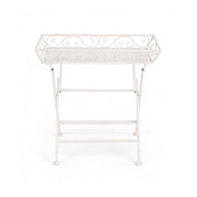 Mesa de centro clásica rectangular de metal Emily