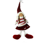 Niña tela roja cm16x6h55