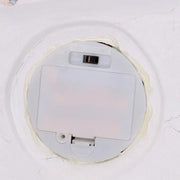 Resina LED Papá Noel con niño rojo cm40x26h15