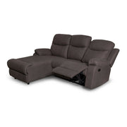 Sofá con península izquierda Chicago ranger 01 con sillón reclinable 222x166x100