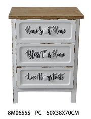 Cómoda Breslavia 3 cajones cm50x38xh70