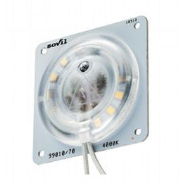Módulo LED para lámparas Sovil - Iluminación con 15 LED SMD 2835 - Consumo 10W - Rendimiento 100W - Clase de Eficiencia Energética E - Flujo Luminoso 1070 lúmenes - Temperatura de Color 4000°K - Luz Natural - Alimentación 230V neutro
