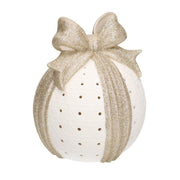 Ángel sentado en tela dorada cm24x13h70