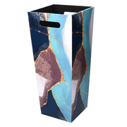 Paragüero rectangular ecopiel azul marruecos 1-2 cm25x25h53