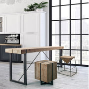 Taburete de bar industrial Garrett 70h cm