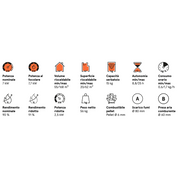 Estufa de pellet Cristal 7 Potencia 7KW