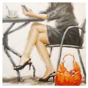 Cuadro mujer sentada yc-2057 cm. 100x100