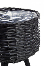 4x Set3 C. Vaso Trípode Negro