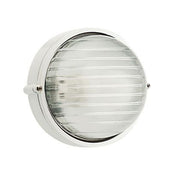 Plafón pequeño E27 línea industrial redondo blanco