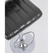 Taburete en negro Barclay 46x51.5x H88.5/109.5 cm