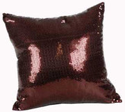 Cojín de lentejuelas nogal ca-0747 cm. 40x40