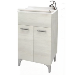 Lavabo 2 puertas roble blanco cm 50x50
