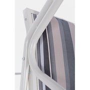 Mecedora biplaza acero Ivory GRELY 145x120x h185 cm