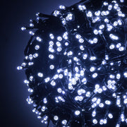 Hilo de luz 1200 led blanco frio con controlador 63m