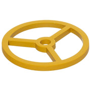 Espejo moderno con almacenaje Amarillo diámetro 14x h35 cm