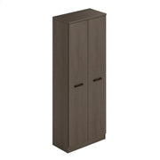 Mueble zapatero de barro con dos puertas multiusos y 6 estantes cm h182x71x38