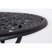 VICTORIA Mesa de exterior de aluminio antracita diámetro 80 x h67 cm