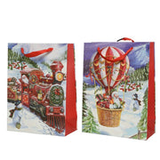 Busta Regalo Natale Assortite - Misura 42x30x12
