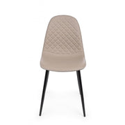 Silla de comedor en polipiel Tortora AMANDA 45x54x h87 cm