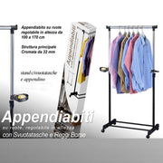 Room Room Stober con ruedas y CM vacío de 100 cm a 170 h