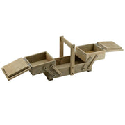 Banco de trabajo de palisandro 2 cajones cm33x16h22