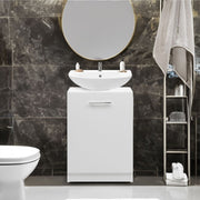 Mueble bajo Solo11 puerta reversible blanca