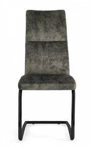 4x Silla Terciopelo Verde Thelma