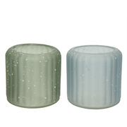 Portavelas de cristal Alt. 7,5 x Ø 8 cm