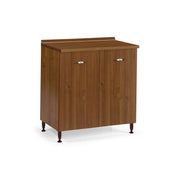 Unidad de cocina antigua de color Nogal Cm 80x50xH 85 con 2 puertas