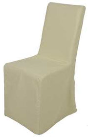 Silla de tela color crema