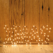 XMAS Copper MicroLED 38cm blanco cálido escritura led