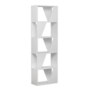Librería blanca 5 baldas Estructura 54x24xh.168 cm