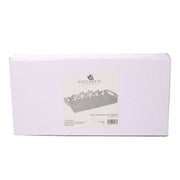 Bandeja metal crema rectangular mariposa cm41x20h6,5