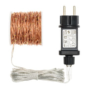 Cadena MicroLED PL 500 Bobina 25m blanco cálido con cable cobre