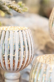 Set de 2 Velas 1P Sheila Cáliz de Plata