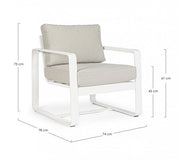 2x Sillón C-C Merrigan Blanco Yk11
