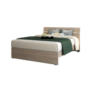Cama doble de madera para dormitorio color olmo cm 200x171xH 98