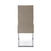 Silla en ecopiel Tortora THELMA 44x58x h104 cm