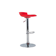 Silla en polipiel roja 39x40x69/90h cm