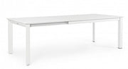 Mesa de jardín extensible Konnor blanco