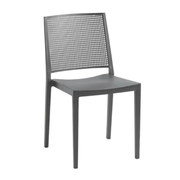 Silla Grid de polipropileno gris