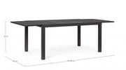 Tavolo Allungabile Hilde 160-240X90 Antracite LH32