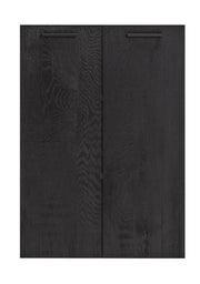 Coppia de Puertas Color Antracita H 104,7x L75xP1,6 cm - Fácil de Montar